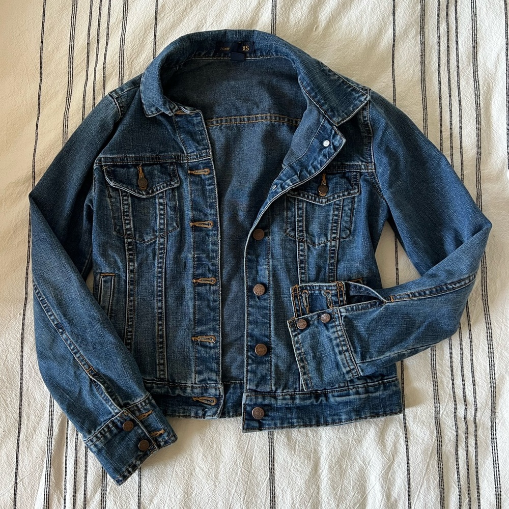 J. Crew Denim Jean Jacket Sz XS